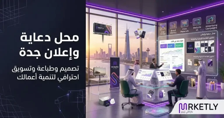 محل دعاية وإعلان في جدة